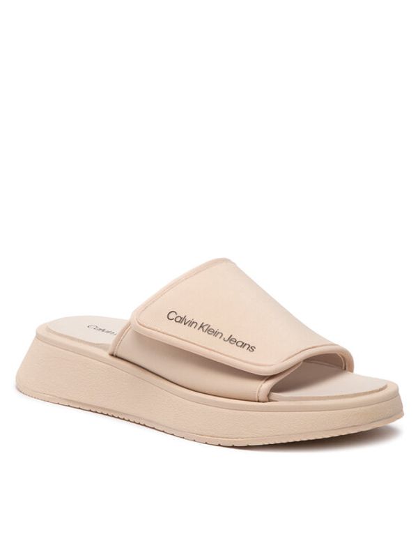 Calvin Klein Jeans Calvin Klein Jeans Чехли One-Strap YW0YW00672 Бежов