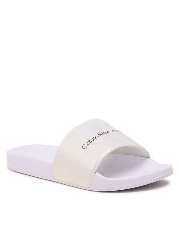 Calvin Klein Jeans Calvin Klein Jeans Чехли Slide Ny Pearl YW0YW01243 Екрю