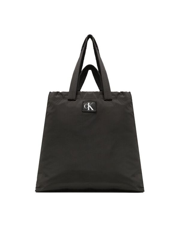Calvin Klein Jeans Calvin Klein Jeans Дамска чанта City Nylon Sq Rev Tote38 K60K610332 Черен