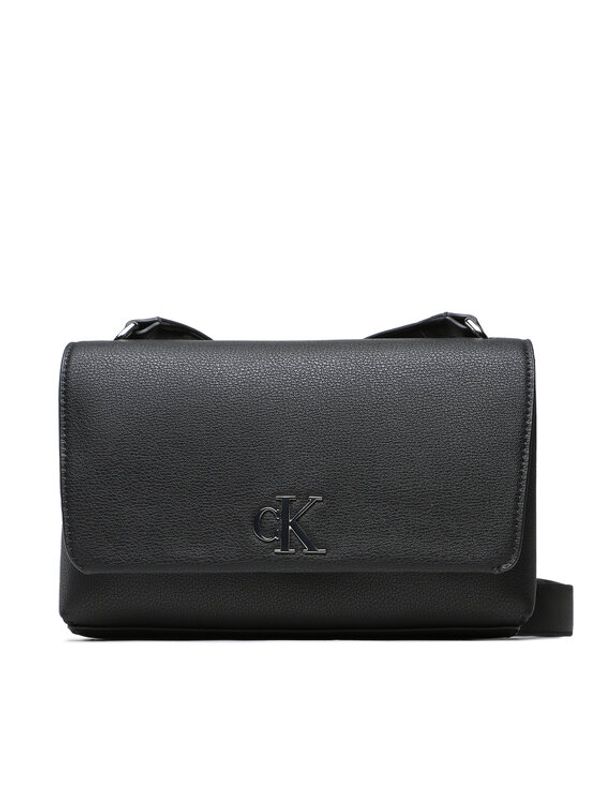 Calvin Klein Jeans Calvin Klein Jeans Дамска чанта Minimal Monogram Ew Flap25 K60K610685 Черен