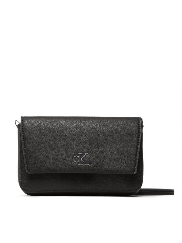 Calvin Klein Jeans Calvin Klein Jeans Дамска чанта Minimal Monogram Walet W/Strap K60K610704 Черен