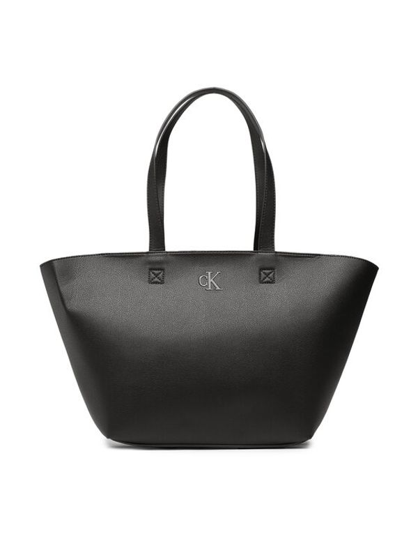 Calvin Klein Jeans Calvin Klein Jeans Дамска чанта Minimal Monogran Shopper28 K60K610687 Черен