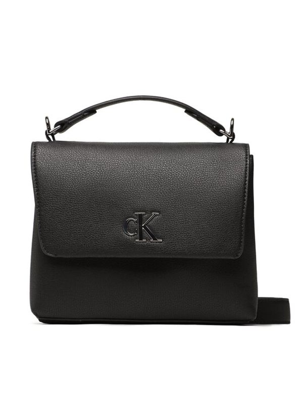 Calvin Klein Jeans Calvin Klein Jeans Дамска чанта Mnimal Monogram Top Handle22 K60K610684 Черен