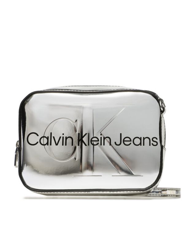 Calvin Klein Jeans Calvin Klein Jeans Дамска чанта Sculped Camera Bag K60K610396 Сребрист