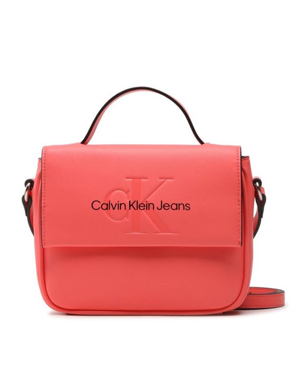 Calvin Klein Jeans Calvin Klein Jeans Дамска чанта Sculpted Boxy Flap Cb20 Mono K60K610829 Коралов