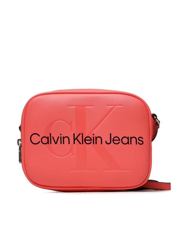 Calvin Klein Jeans Calvin Klein Jeans Дамска чанта Sculpted Camera Bag 18 Mono K60K610275 Коралов