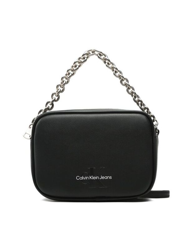 Calvin Klein Jeans Calvin Klein Jeans Дамска чанта Sculpted Camera Bag18 Chain K60K610564 Черен