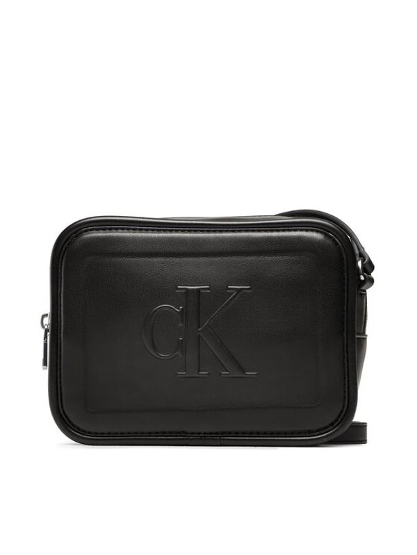 Calvin Klein Jeans Calvin Klein Jeans Дамска чанта Sculpted Camera Bagi8 Pipping K60K610309 Черен