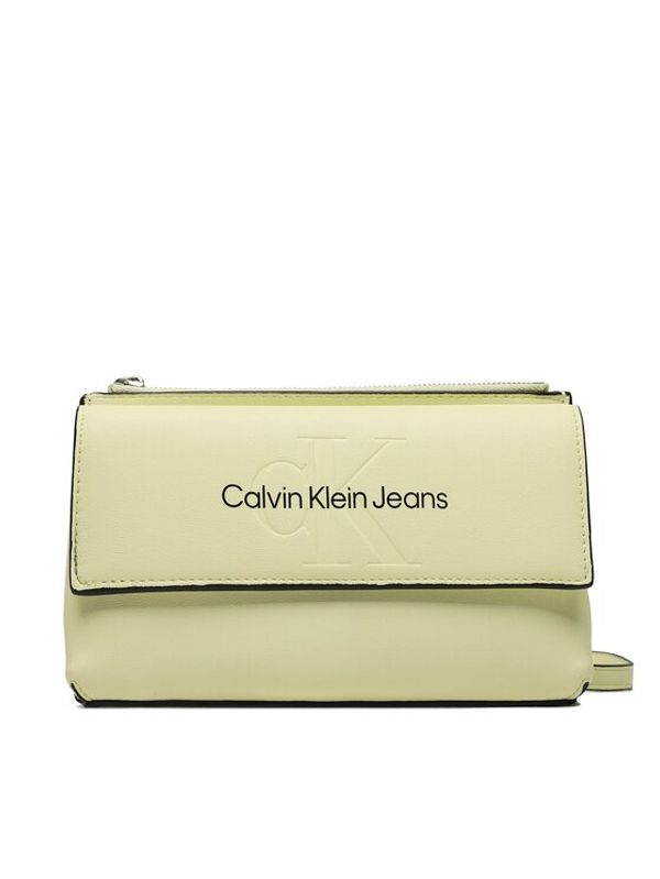 Calvin Klein Jeans Calvin Klein Jeans Дамска чанта Sculpted Ew Flap Xbody Mono K60K610579 Жълт