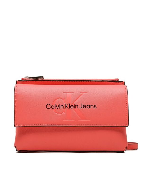 Calvin Klein Jeans Calvin Klein Jeans Дамска чанта Sculpted Flap Xbody Mono K60K610579 Розов