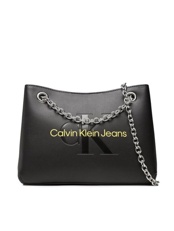 Calvin Klein Jeans Calvin Klein Jeans Дамска чанта Sculpted Shoulder Bag 24 Mono K60K607831 Черен