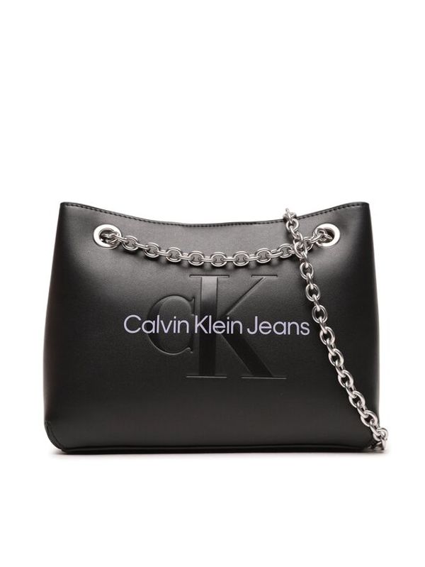 Calvin Klein Jeans Calvin Klein Jeans Дамска чанта Sculpted Shoulder Bag 24 Mono K60K607831 Черен