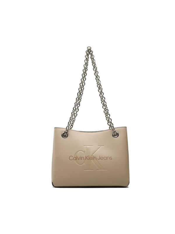 Calvin Klein Jeans Calvin Klein Jeans Дамска чанта Sculpted Shoulder Bag24 Mono K60K607831 Бежов
