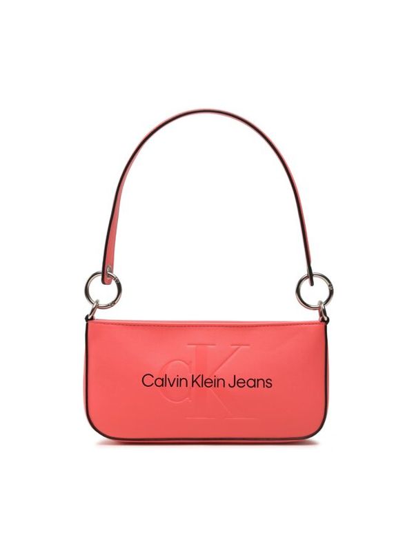 Calvin Klein Jeans Calvin Klein Jeans Дамска чанта Sculpted Shoulder Pouch25 Mono K60K610679 Коралов