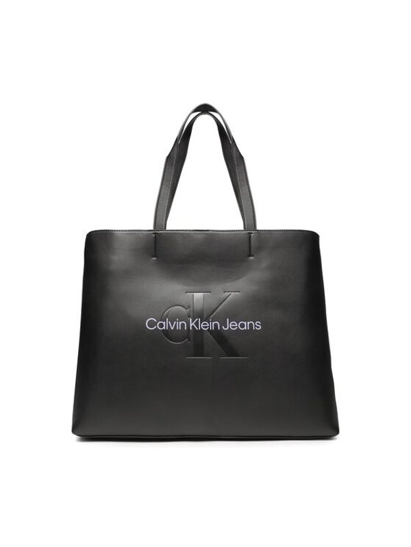 Calvin Klein Jeans Calvin Klein Jeans Дамска чанта Sculpted Slim Tote34 Mono K60K610825 Черен