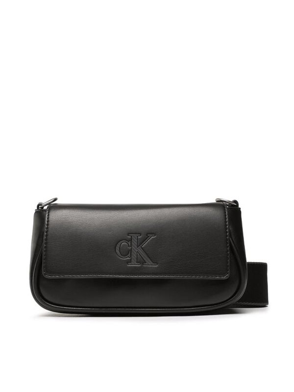 Calvin Klein Jeans Calvin Klein Jeans Дамска чанта Sleek Ew Flap Conv Sb20 Solid K60K610319 Черен