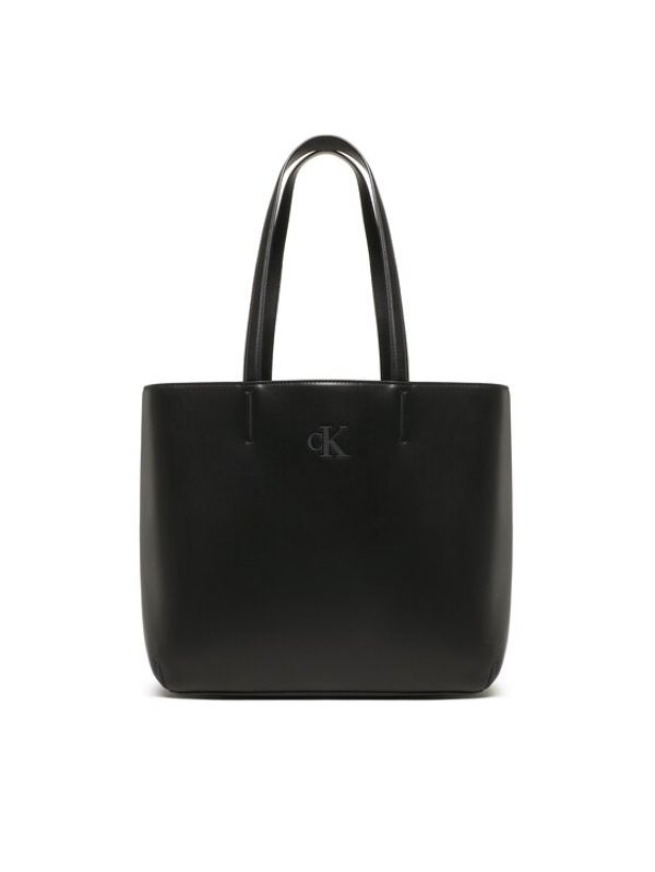 Calvin Klein Jeans Calvin Klein Jeans Дамска чанта Sleek Shopper29 Solid K60K610318 Черен