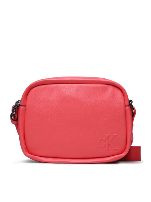 Calvin Klein Jeans Calvin Klein Jeans Дамска чанта Ultralight Dblzip Camera Bag21 Pu K60K610326 Розов