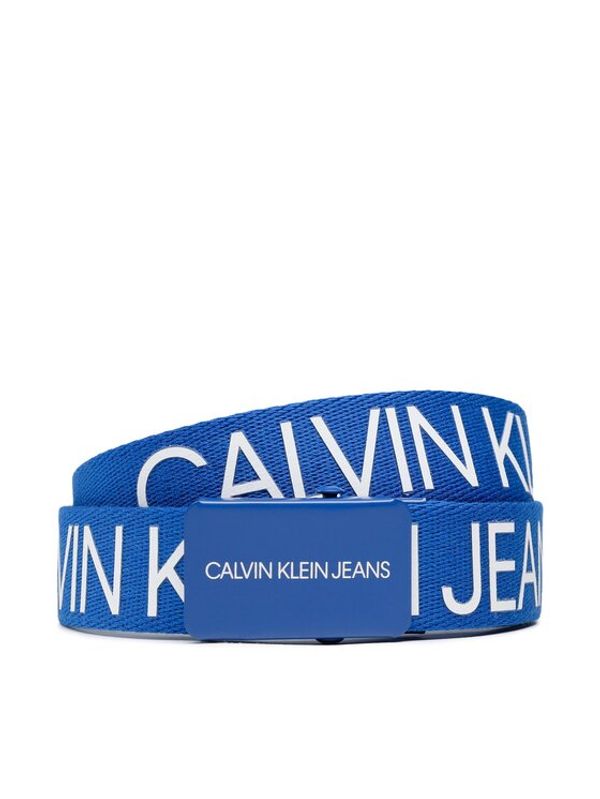 Calvin Klein Jeans Calvin Klein Jeans Детски колан Canvas Logo Belt IU0IU00125 Син