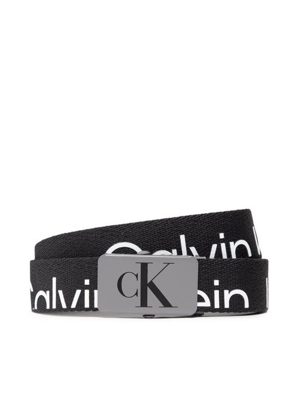 Calvin Klein Jeans Calvin Klein Jeans Детски колан Logo Ck Belt IU0IU00316 Черен