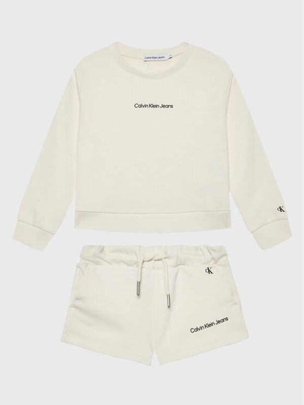 Calvin Klein Jeans Calvin Klein Jeans Детски комплект Logo IG0IG01515 Бял Regular Fit