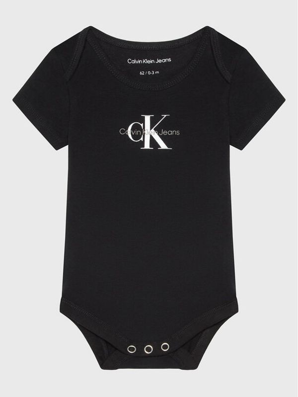 Calvin Klein Jeans Calvin Klein Jeans Детско боди IN0IN00014 Черен Regular Fit