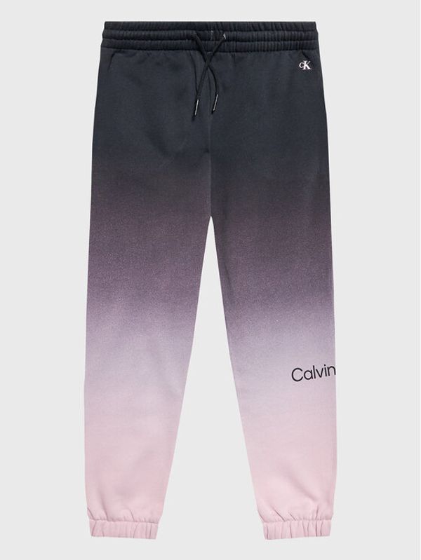 Calvin Klein Jeans Calvin Klein Jeans Долнище анцуг All Over Gradient IU0IU00332 Виолетов Regular Fit
