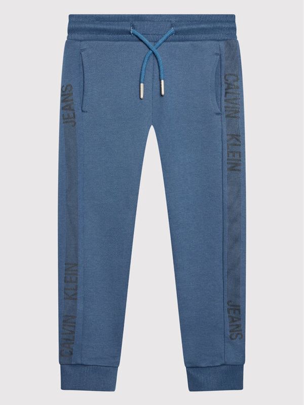 Calvin Klein Jeans Calvin Klein Jeans Долнище анцуг Dimension IB0IB01047 Син Regular Fit