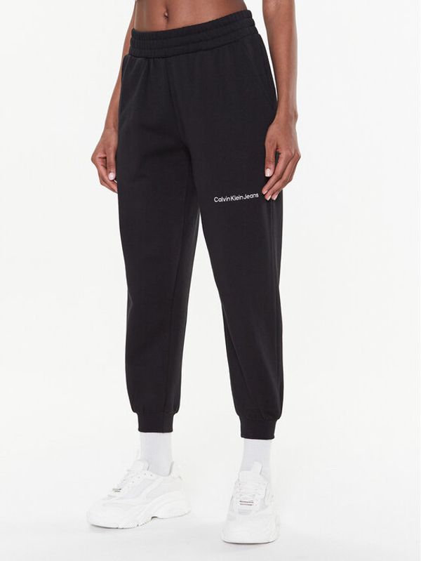 Calvin Klein Jeans Calvin Klein Jeans Долнище анцуг J20J220675 Черен Relaxed Fit