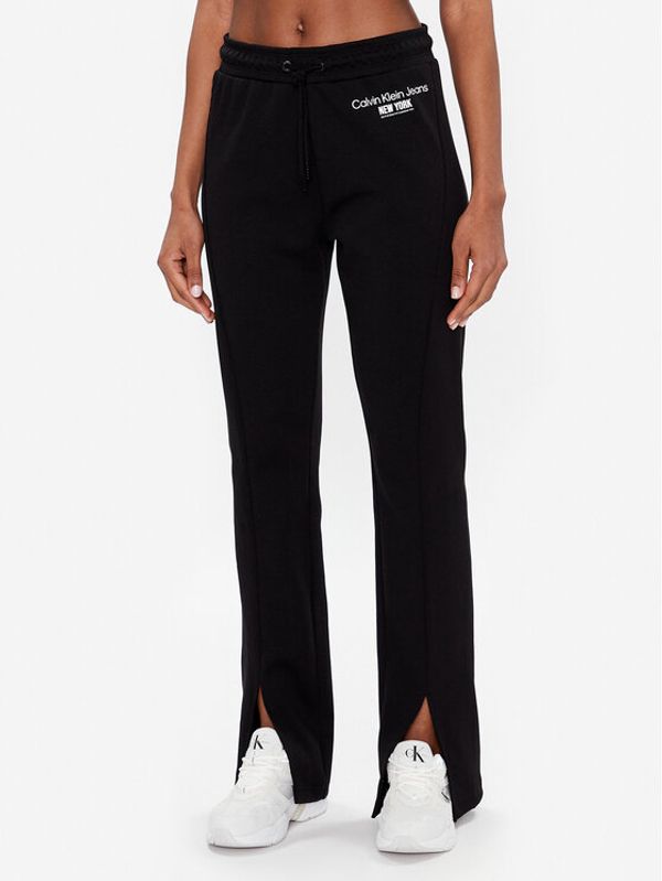 Calvin Klein Jeans Calvin Klein Jeans Долнище анцуг J20J221052 Черен Regular Fit