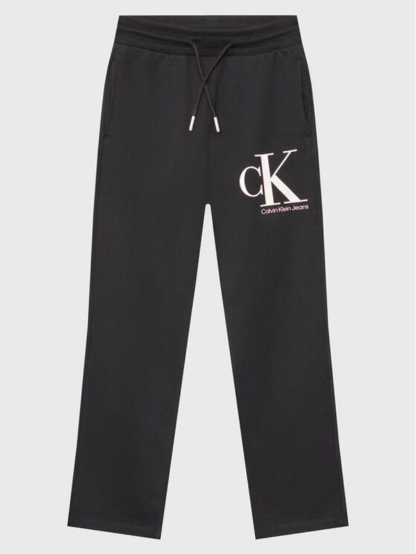 Calvin Klein Jeans Calvin Klein Jeans Долнище анцуг Monogram IG0IG01985 Черен Regular Fit