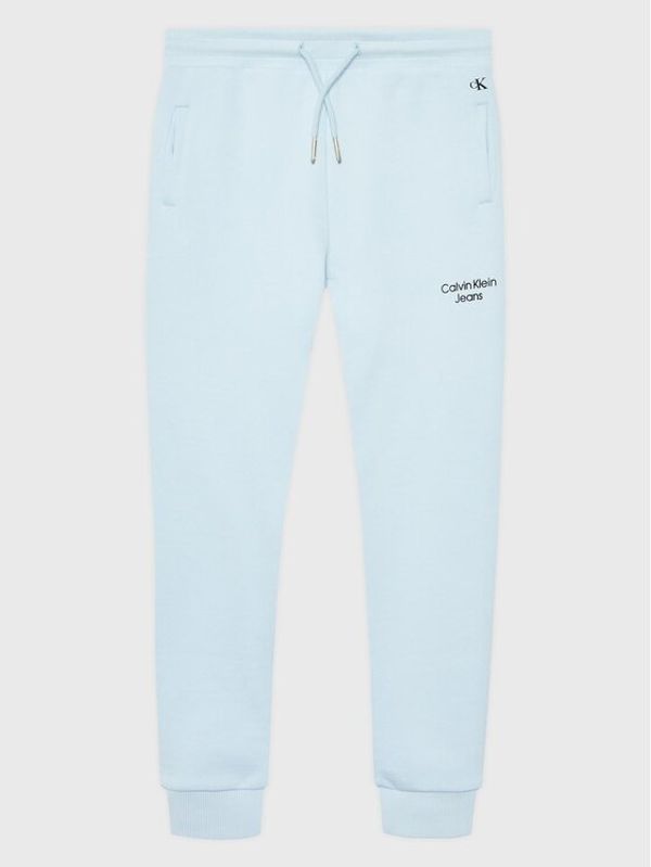 Calvin Klein Jeans Calvin Klein Jeans Долнище анцуг Stack Logo IB0IB01282 Син Regular Fit