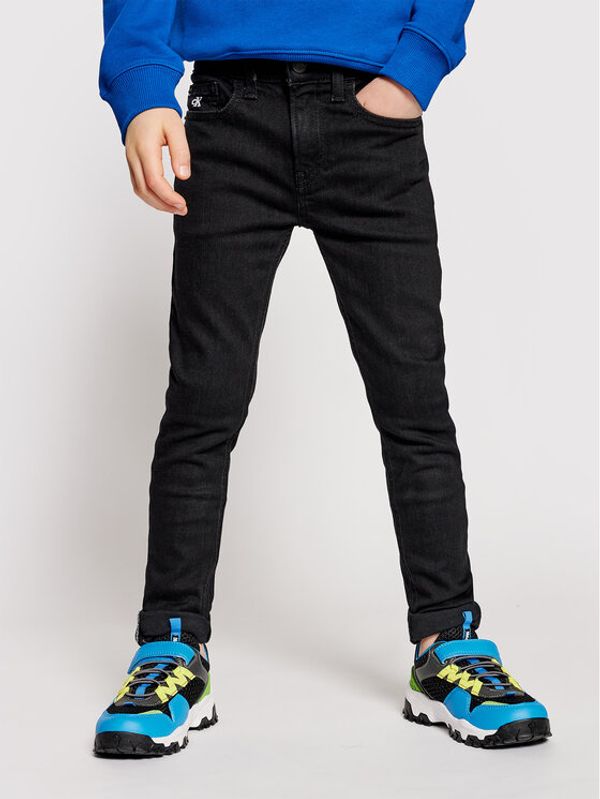 Calvin Klein Jeans Calvin Klein Jeans Дънки IB0IB00766 Черен Slim Fit
