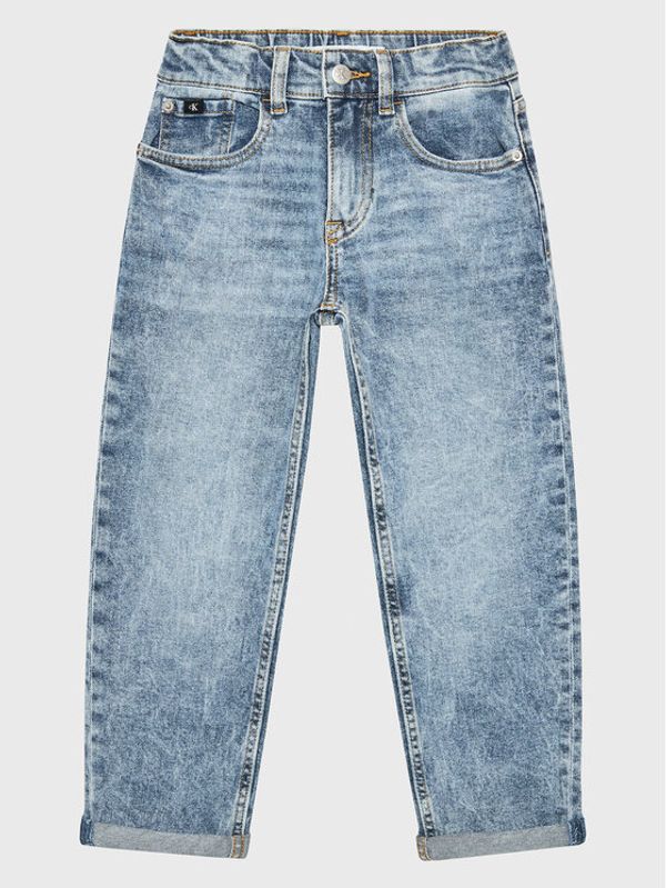 Calvin Klein Jeans Calvin Klein Jeans Дънки IU0IU00288 Син Straight Fit