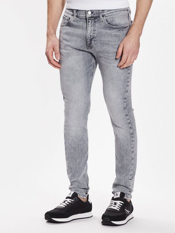Calvin Klein Jeans Calvin Klein Jeans Дънки J30J322809 Сив Super Skinny Fit