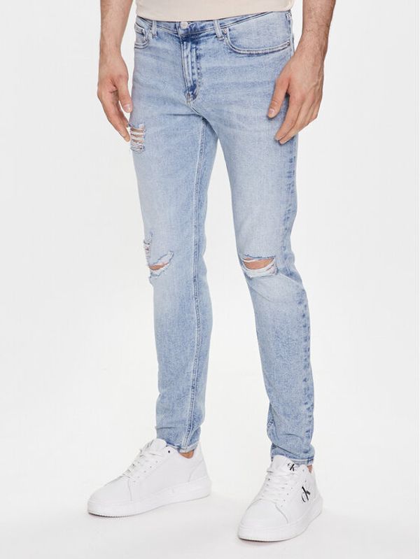 Calvin Klein Jeans Calvin Klein Jeans Дънки J30J322814 Син Super Skinny Fit