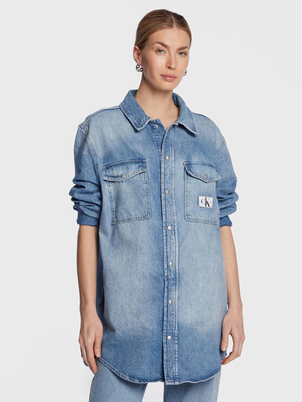 Calvin Klein Jeans Calvin Klein Jeans дънкова риза J20J220226 Син Relaxed Fit