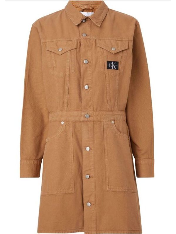 Calvin Klein Jeans Calvin Klein Jeans Дънкова рокля J20J221283 Кафяв Regular Fit
