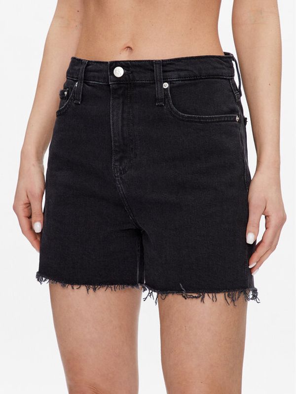 Calvin Klein Jeans Calvin Klein Jeans Дънкови шорти J20J220642 Черен Regular Fit