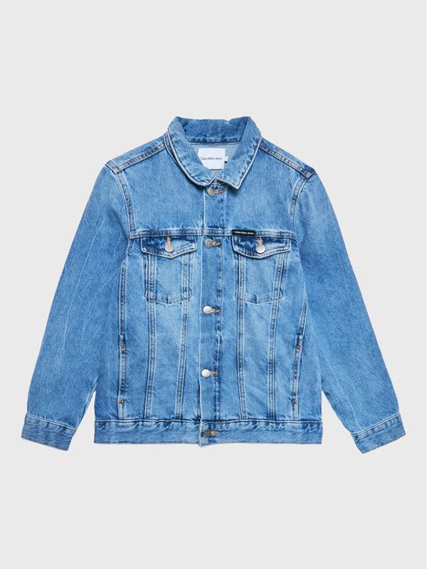 Calvin Klein Jeans Calvin Klein Jeans Дънково яке Rlxo Denim Jacket IB0IB01654 Син Relaxed Fit