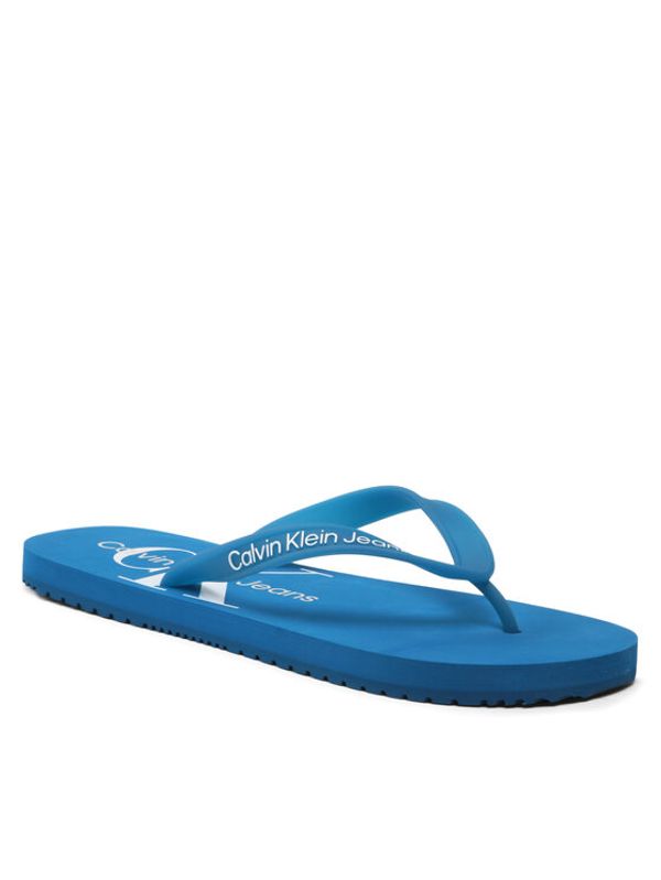 Calvin Klein Jeans Calvin Klein Jeans Джапанки Beach Sandal Monogram Tpu YM0YM00838 Син