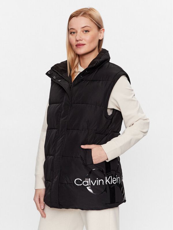 Calvin Klein Jeans Calvin Klein Jeans Елек J20J221734 Черен Regular Fit