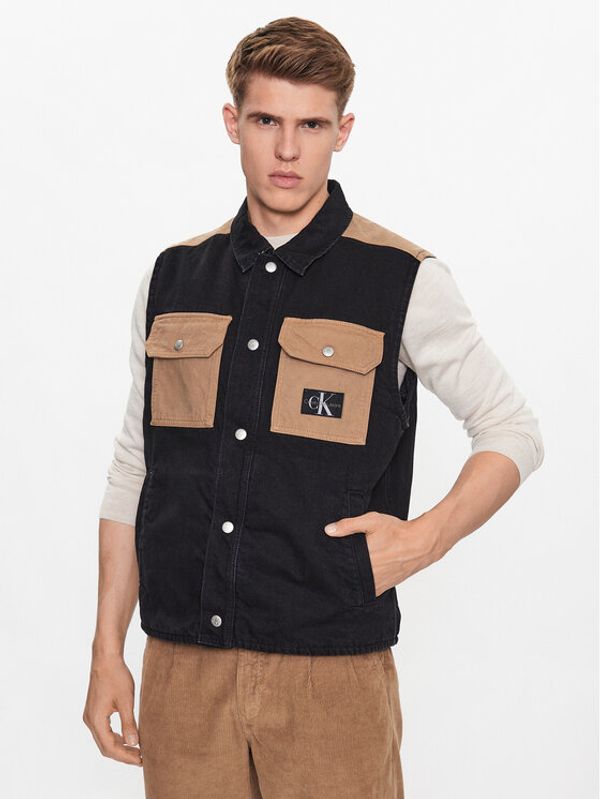 Calvin Klein Jeans Calvin Klein Jeans Елек J30J323388 Черен Regular Fit