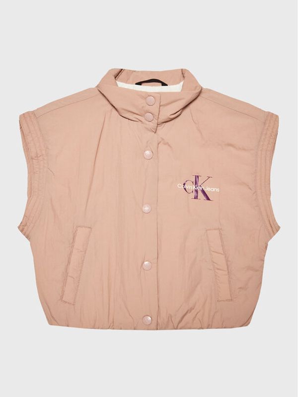 Calvin Klein Jeans Calvin Klein Jeans Елек Quilted IG0IG01816 Розов Relaxed Fit