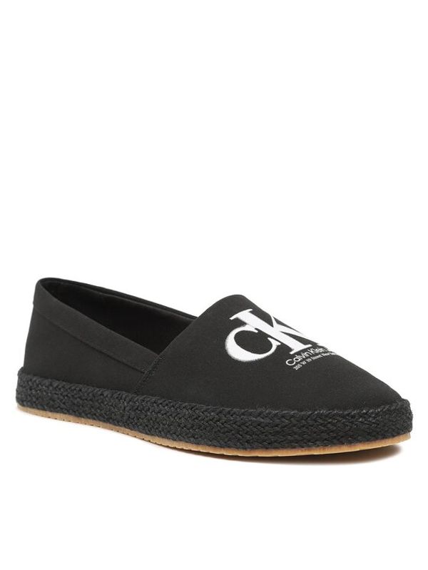 Calvin Klein Jeans Calvin Klein Jeans Еспадрили Espadrille Ess Monogram YM0YM00654 Черен