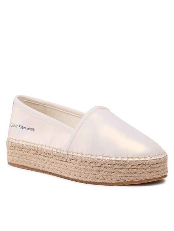 Calvin Klein Jeans Calvin Klein Jeans Еспадрили Espadrille Flatform Ny Pearl YW0YW01241 Екрю