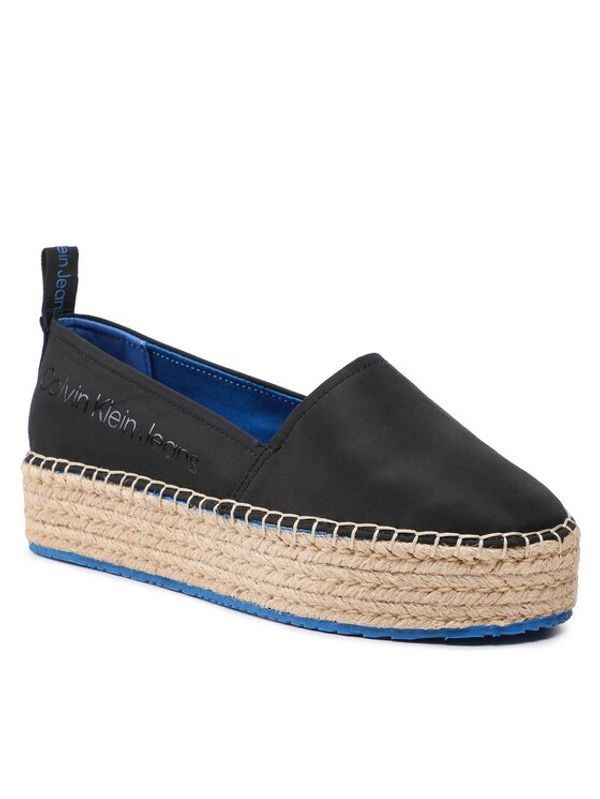 Calvin Klein Jeans Calvin Klein Jeans Еспадрили Flatform Espadrille Soft Ny YW0YW00989 Черен
