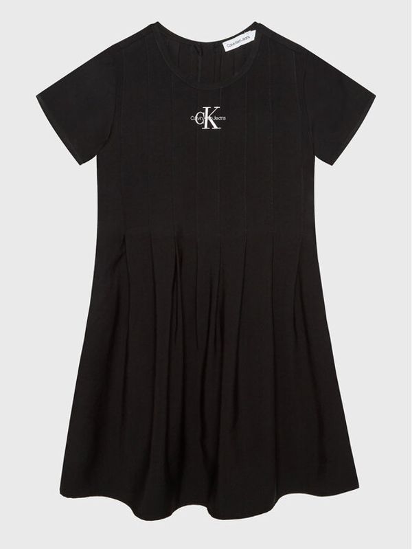 Calvin Klein Jeans Calvin Klein Jeans Ежедневна рокля IG0IG01680 Черен Regular Fit