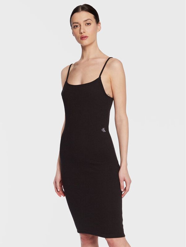 Calvin Klein Jeans Calvin Klein Jeans Ежедневна рокля J20J221149 Червен Slim Fit