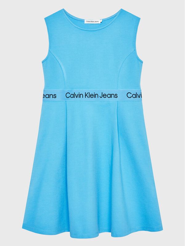 Calvin Klein Jeans Calvin Klein Jeans Ежедневна рокля Logo Tape IG0IG01960 Син Regular Fit